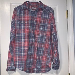 Express Plaid Button Down